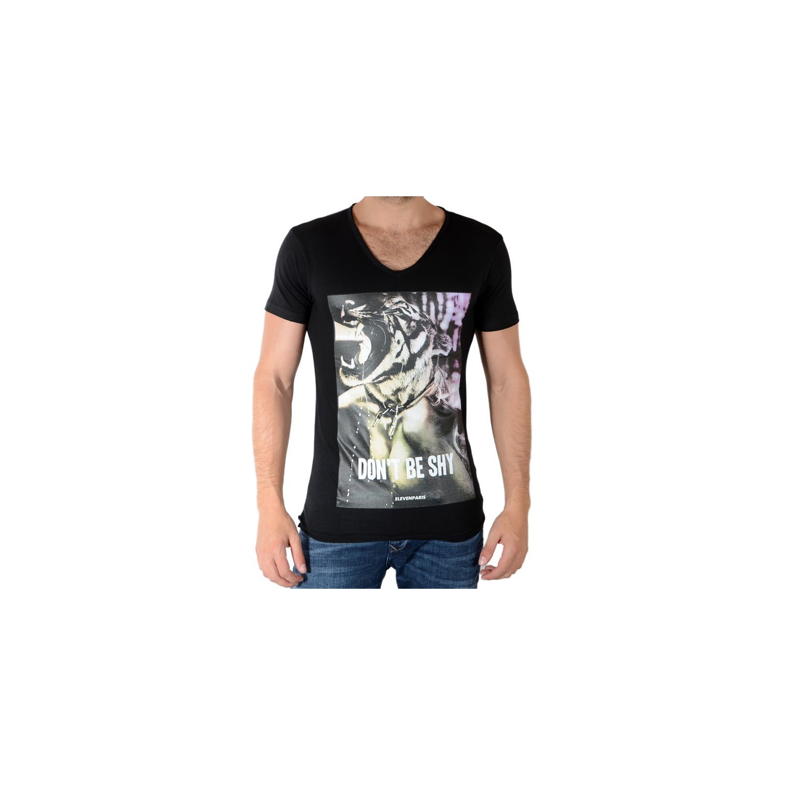 Tee Shirt Eleven Paris Anilk Noir