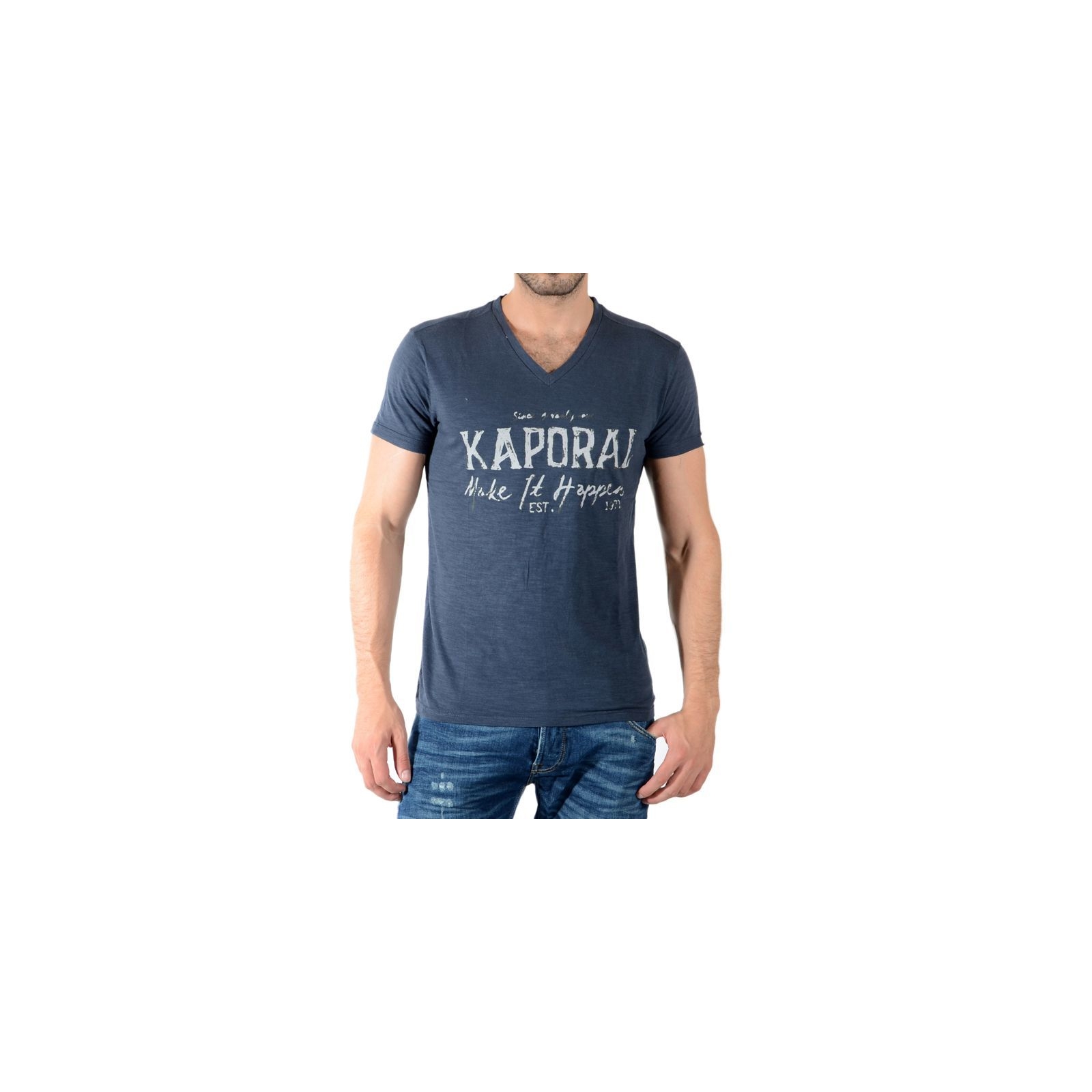 Tee Shirt Kaporal Korky Bleu Nuit