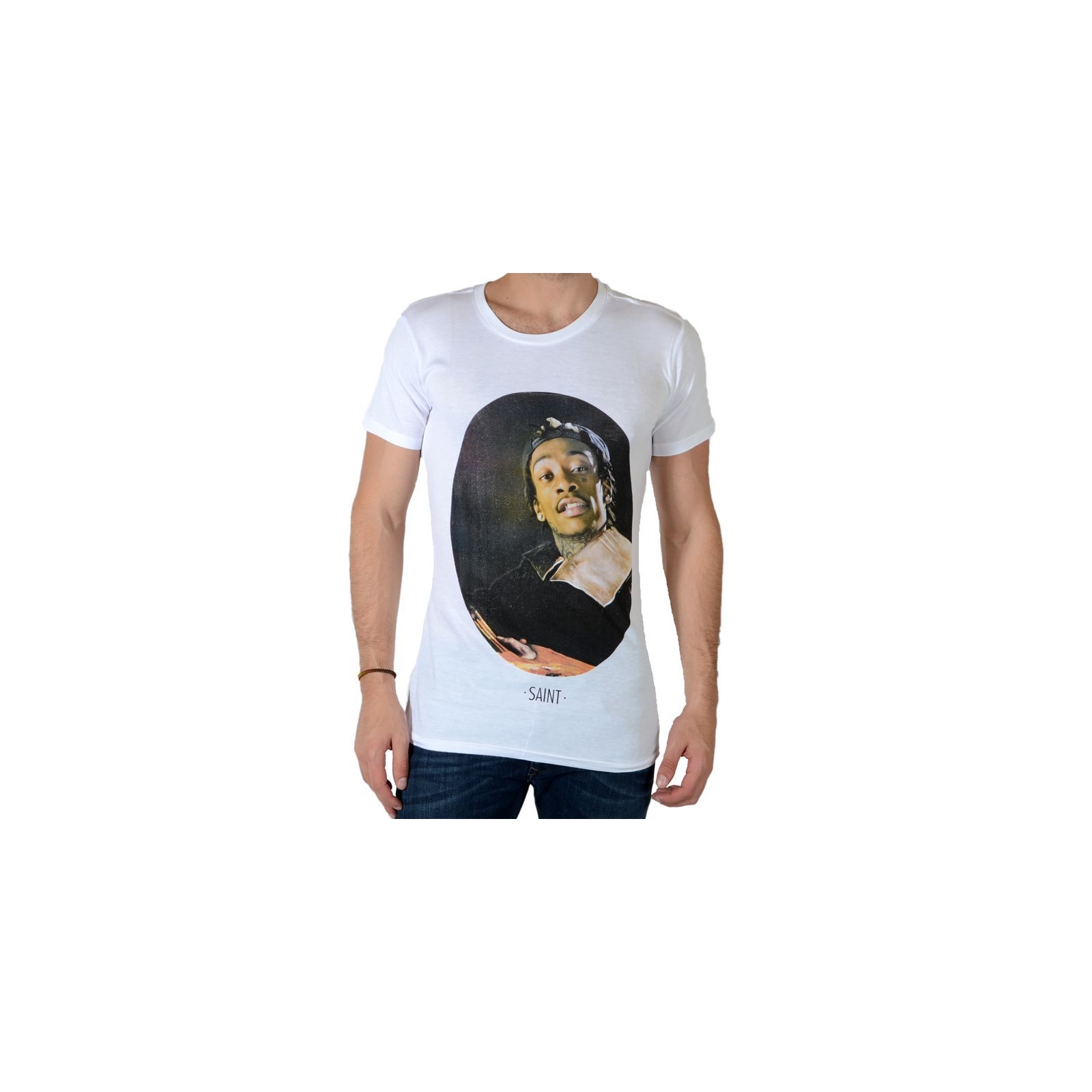Tee Shirt Eleven Paris Sainthyf M Wiz Khalifa Blanc