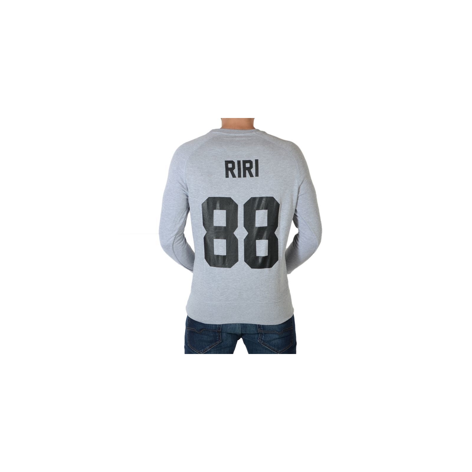 Sweat Eleven Paris Fix Hiri M Gris Chiné