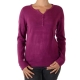 Pull Pascal Morabito Touché Cachemire PMF 07 Aubergine
