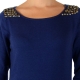 Pull Pascal Morabito Avec Coffret Cadeau PMF 903 Navy