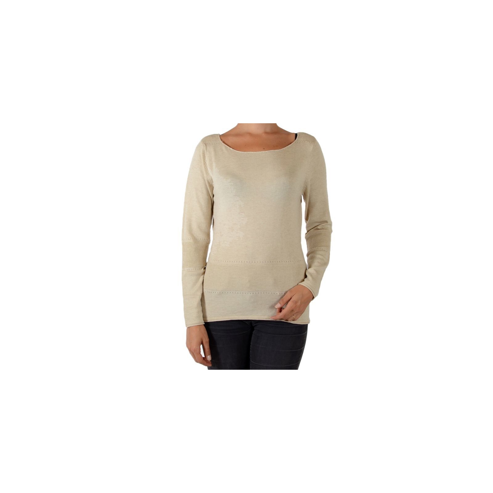 Pull Pascal Morabito Avec Coffret Cadeau PMF 902 Beige