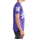 T-shirt Be and Be Touchdown Violet / Blanc