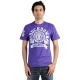 T-shirt Be and Be Touchdown Violet / Blanc