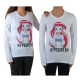 Tee Shirt Little Eleven Paris Rariel LS Mixte (Garcon / Fille) Blanc