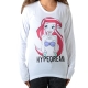 Tee Shirt Little Eleven Paris Rariel LS Mixte (Garcon / Fille) Blanc