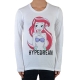 Tee Shirt Little Eleven Paris Rariel LS Mixte (Garcon / Fille) Blanc