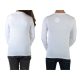 Tee Shirt Little Eleven Paris Rariel LS Mixte (Garcon / Fille) Blanc