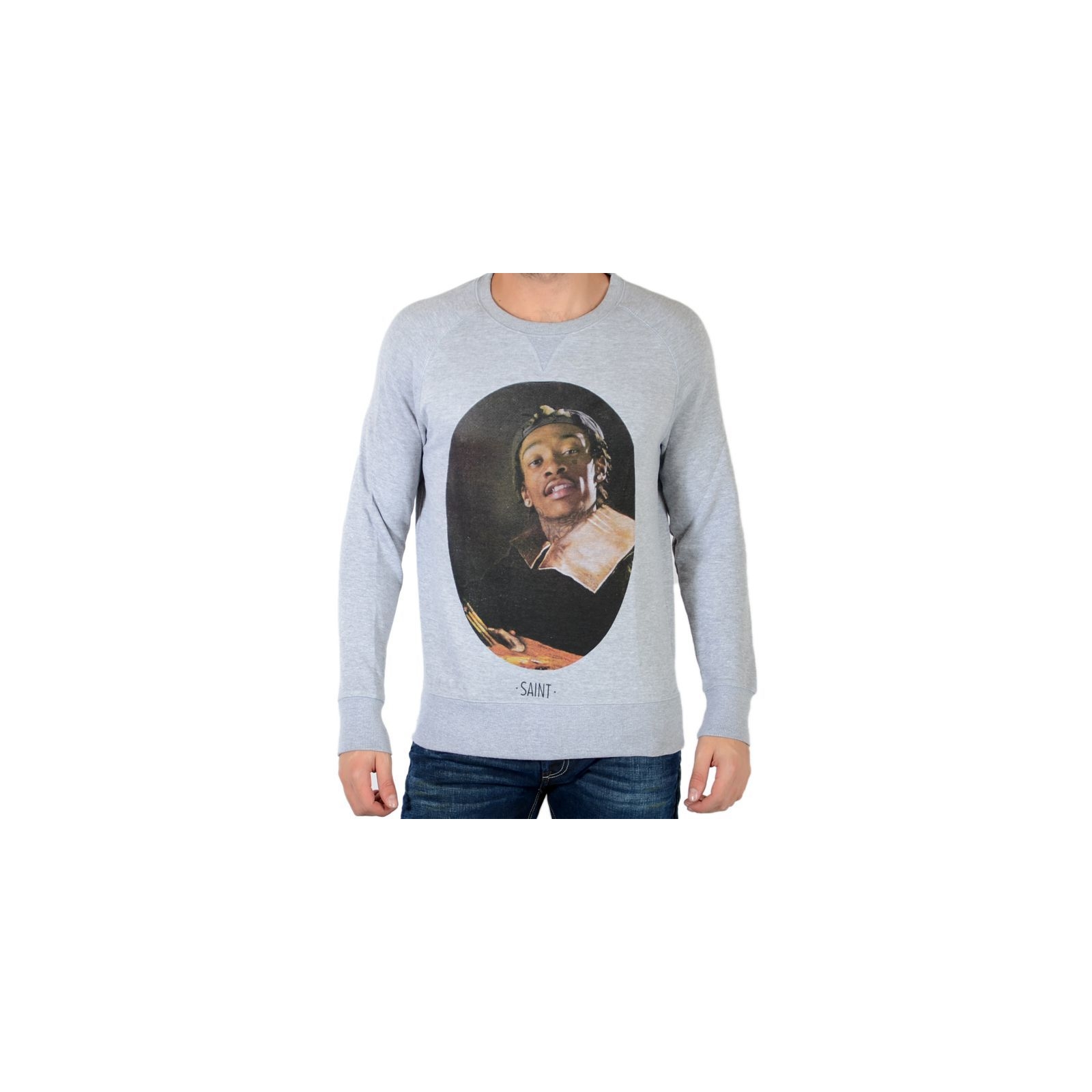 Sweat Eleven Paris Fix Sainthyf Gris Chiné