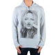 Sweat Little Eleven Paris Kate Moss HC Mixte (Garçon / Fille) Gris Chiné