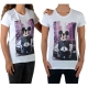 Tee Shirt Little Eleven Paris Dickey SS Mickey Mixte (Garçon / Fille) Blanc