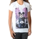 Tee Shirt Little Eleven Paris Dickey SS Mickey Mixte (Garçon / Fille) Blanc