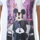 Tee Shirt Little Eleven Paris Dickey SS Mickey Mixte (Garçon / Fille) Blanc
