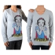 Tee Shirt Little Eleven Paris Reige LS Mixte (Garçon / Fille) Gris Chiné