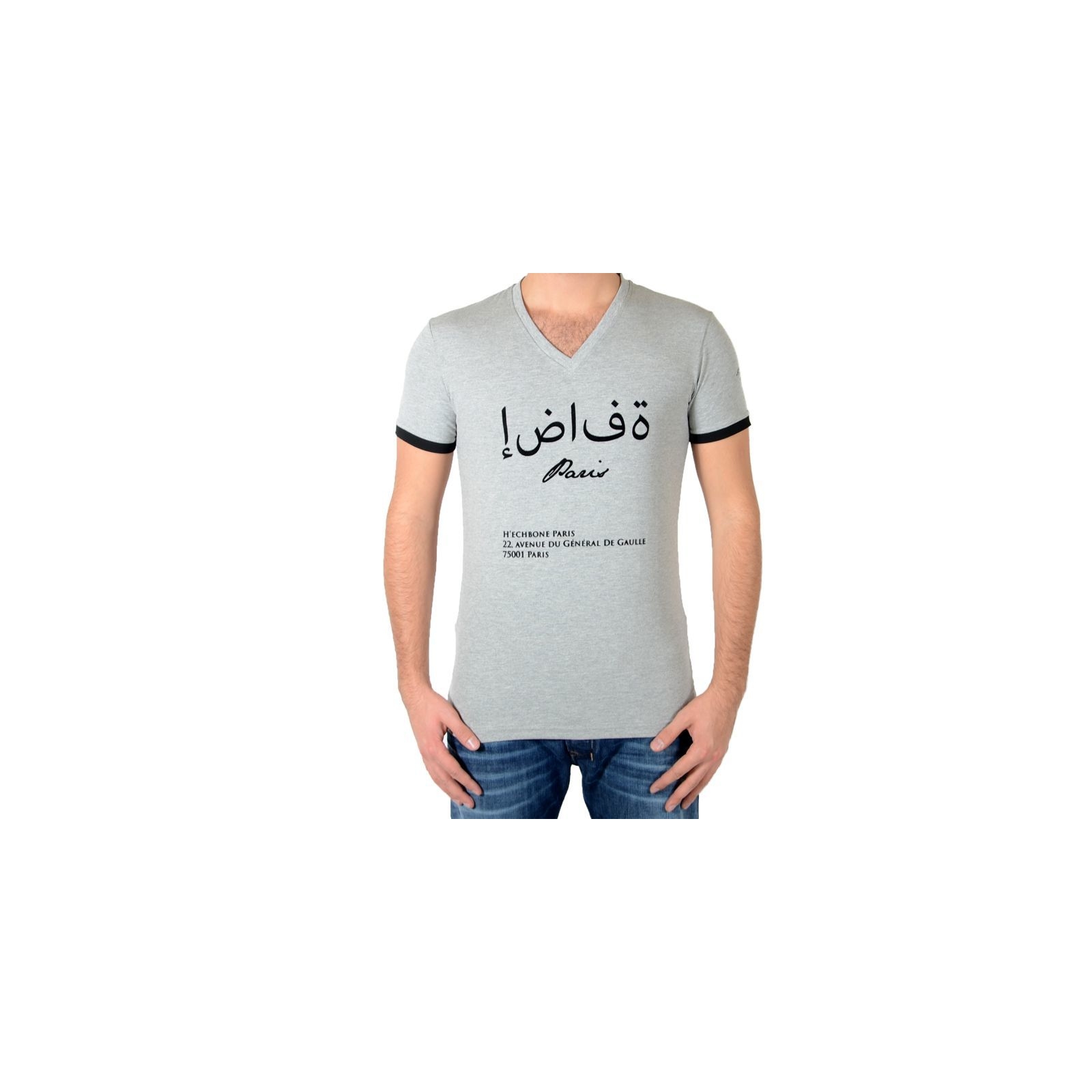 Tee Shirt Hechbone Paris Le Caire Gris