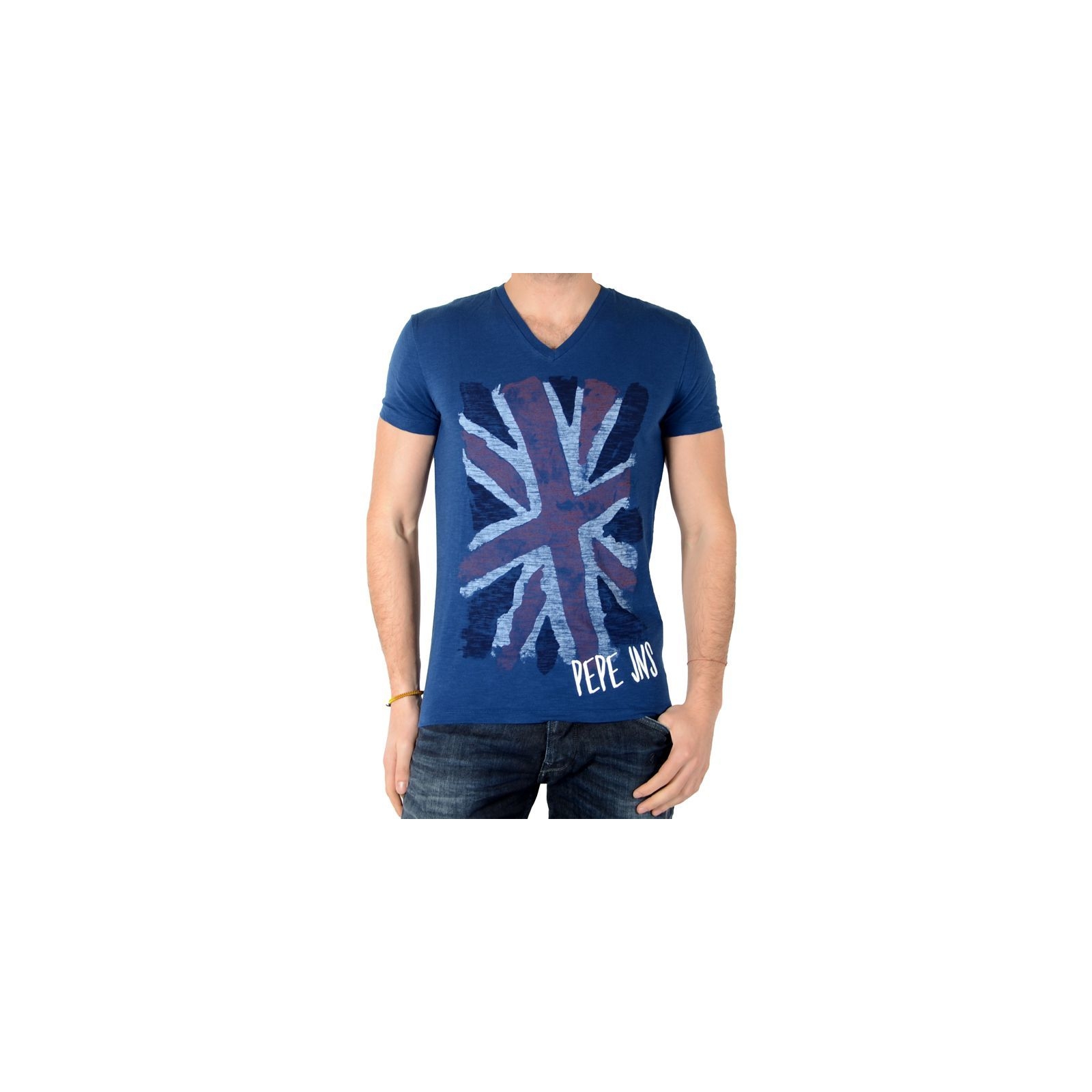 Tee Shirt Pepe Jeans George PM502176 Eton Bleu 573