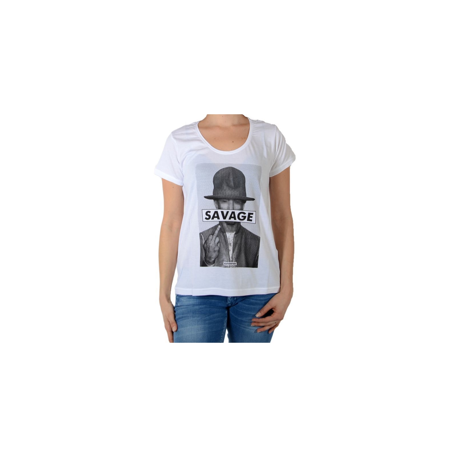 Tee Shirt Eleven Paris Savrel W Blanc