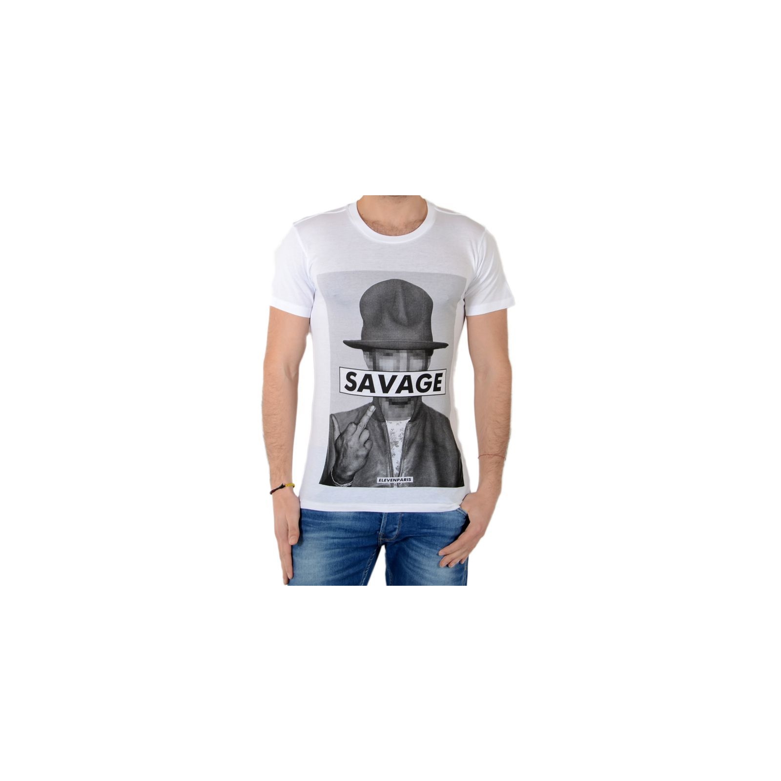 Tee Shirt Eleven Paris Savrel M Blanc
