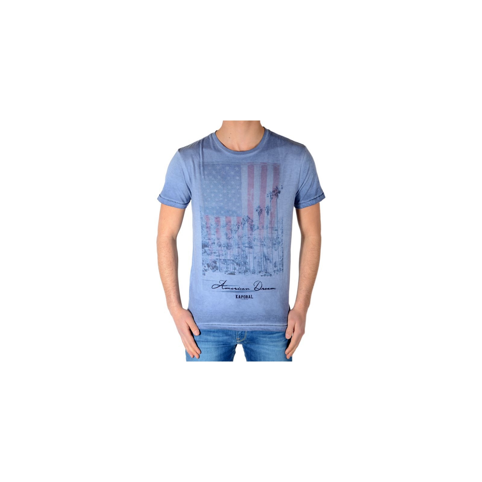 Tee Shirt Kaporal Enfant Crag Bleu Stone