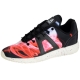 Basket Asfvlt Super Photo Noir Rouge Bleu Smoke