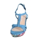Sandales Compensées Enza Nucci QL1779 Bleu