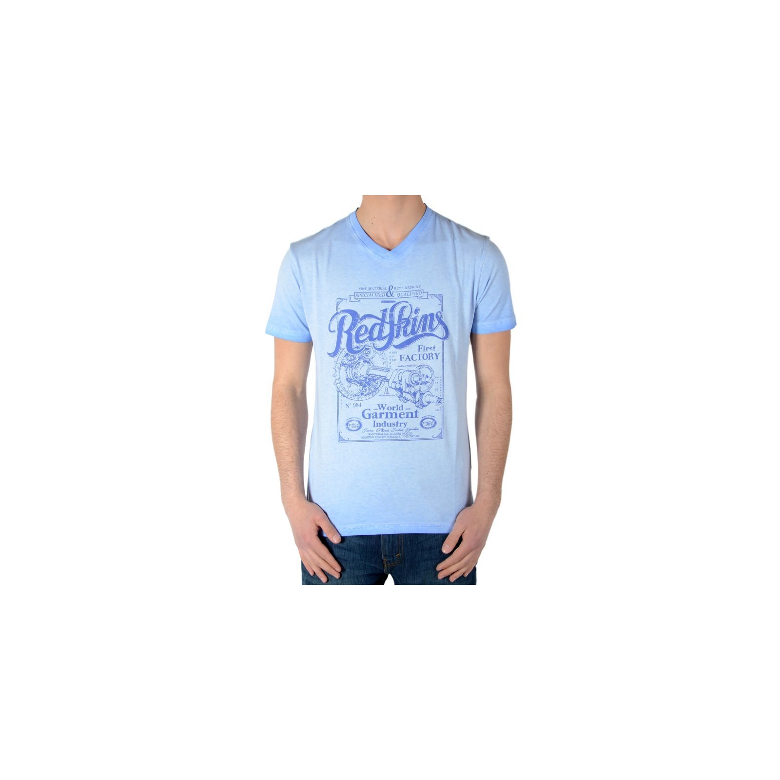 Tee Shirt Redskins Junior Talker Jersey Bleu
