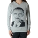Sweat Little Eleven Paris Mokabama Mixte (Garçon / Fille) Gris Chiné