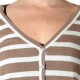Gilet Pascal Morabito PMF 205 Cafe / Ecru