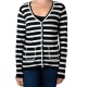Gilet Pascal Morabito PMF 205 Noir / Ecru
