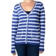 Gilet Pascal Morabito PMF 205 Bleu / Ecru