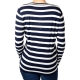 Gilet Pascal Morabito PMF 205 Marine / Ecru