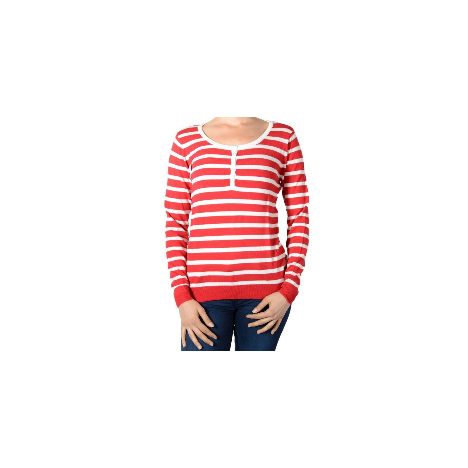 Pull Pascal Morabito PMF 209 Rouge / Ecru