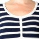 Pull Pascal Morabito PMF 209 Marine / Ecru