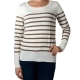 Pull Pascal Morabito PMF 210 Ecru / Cafe