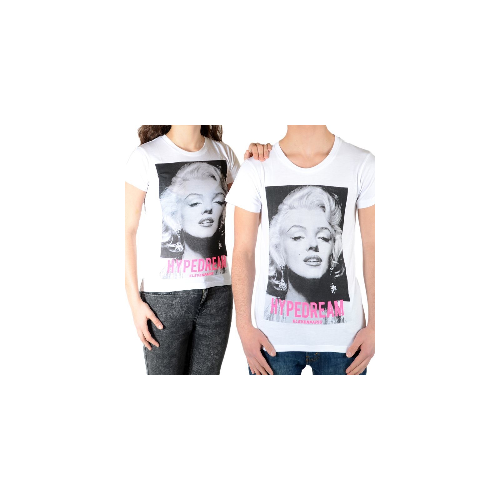 Tee Shirt Little Eleven Paris Monroedream SS Mixte (Garçon / Fille) Blanc