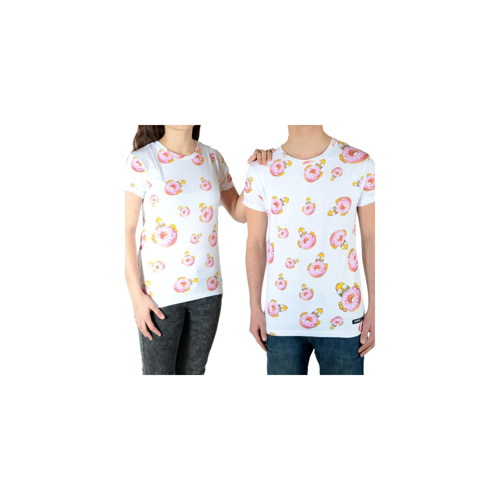 Tee Shirt Little Eleven Paris Homerall SS Mixte (Garçon / Fille) Blanc