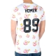 Tee Shirt Little Eleven Paris Homerall SS Mixte (Garçon / Fille) Blanc