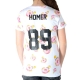 Tee Shirt Little Eleven Paris Homerall SS Mixte (Garçon / Fille) Blanc