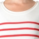 Pull Pascal Morabito PMF 210 Ecru / Rouge