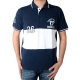 Polo Marion Roth P5 Bleu Navy / Blanc
