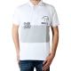 Polo Marion Roth P5 Blanc / Gris Mélangé