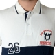 Polo Marion Roth P5 Ecru / Bleu Navy