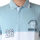 Polo Marion Roth P5 Bleu Sky / Blanc
