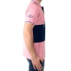 Polo Marion Roth P5 Rose / Bleu Indigo
