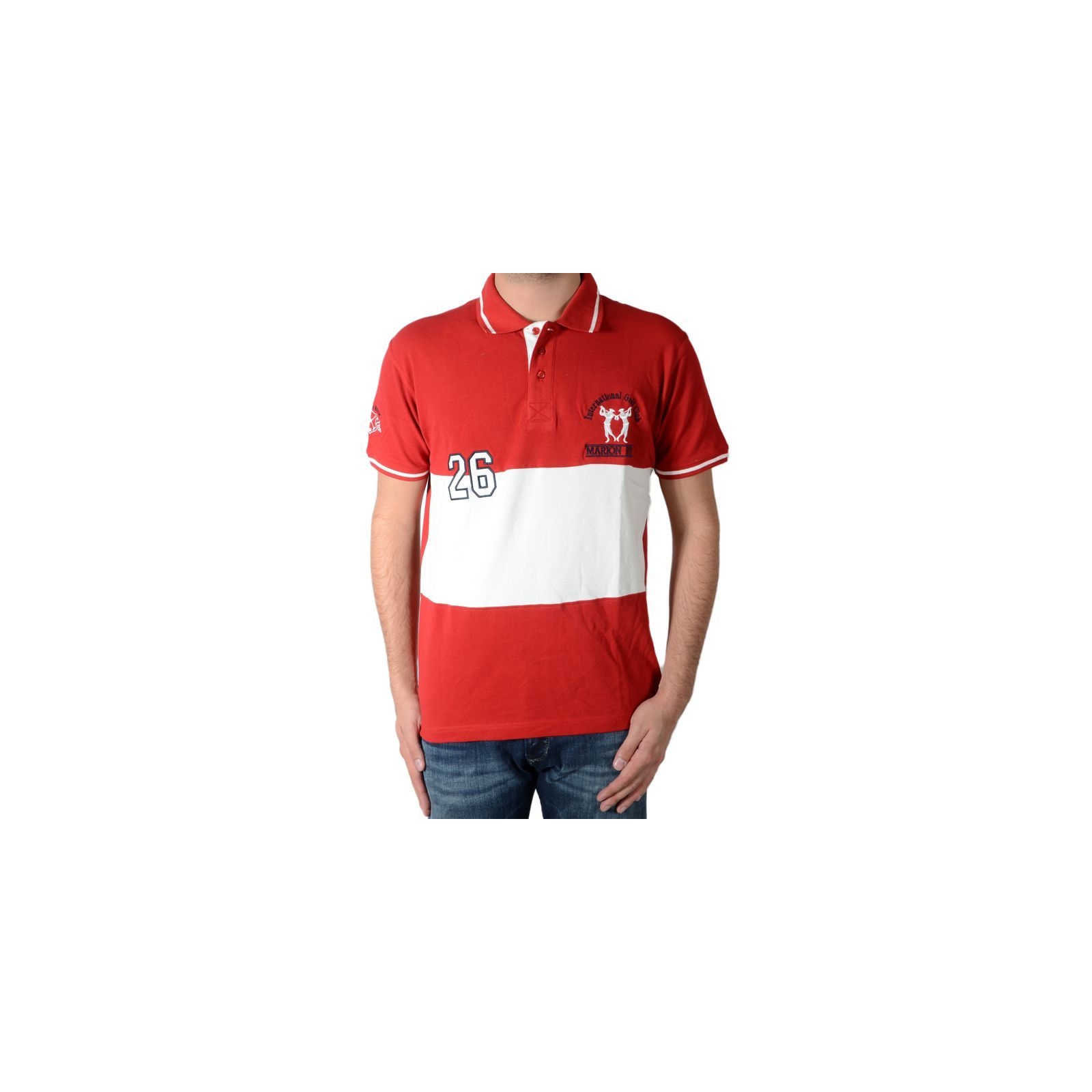 Polo Marion Roth P5 Rouge / Ecru