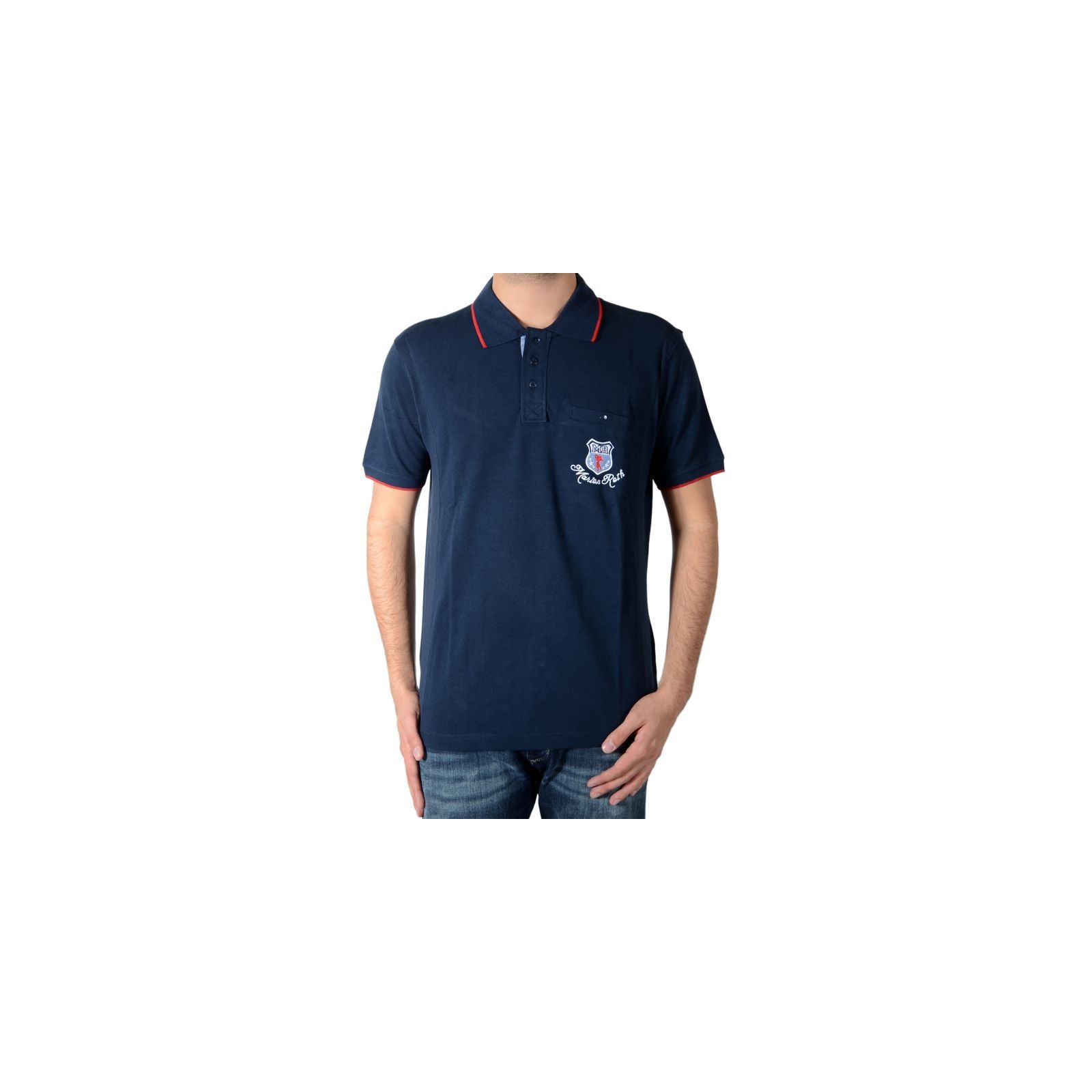Polo Marion Roth Rib-2 Bleu Navy