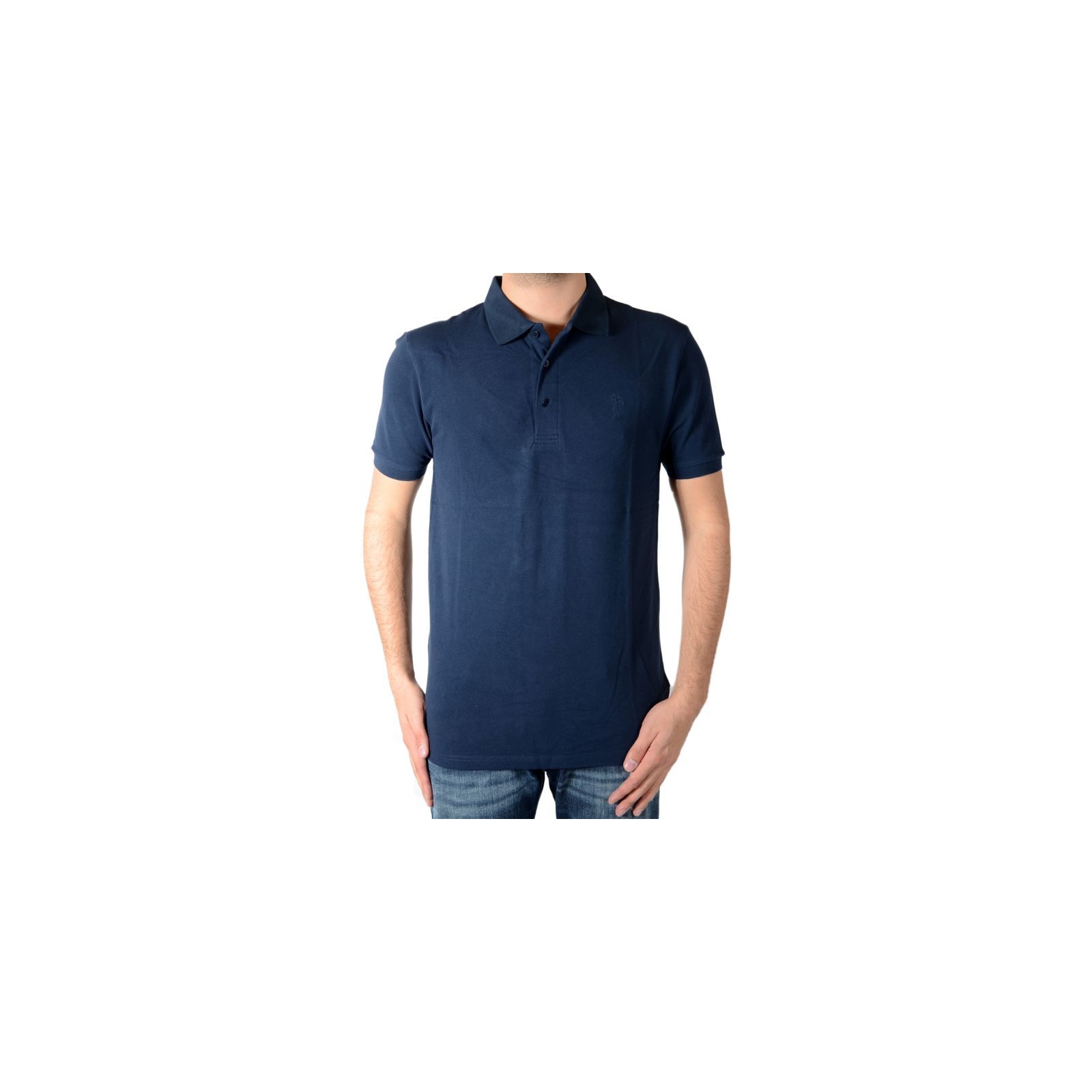 Polo Marion Roth Uni Bleu Marine