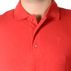 Polo Marion Roth Uni Rouge