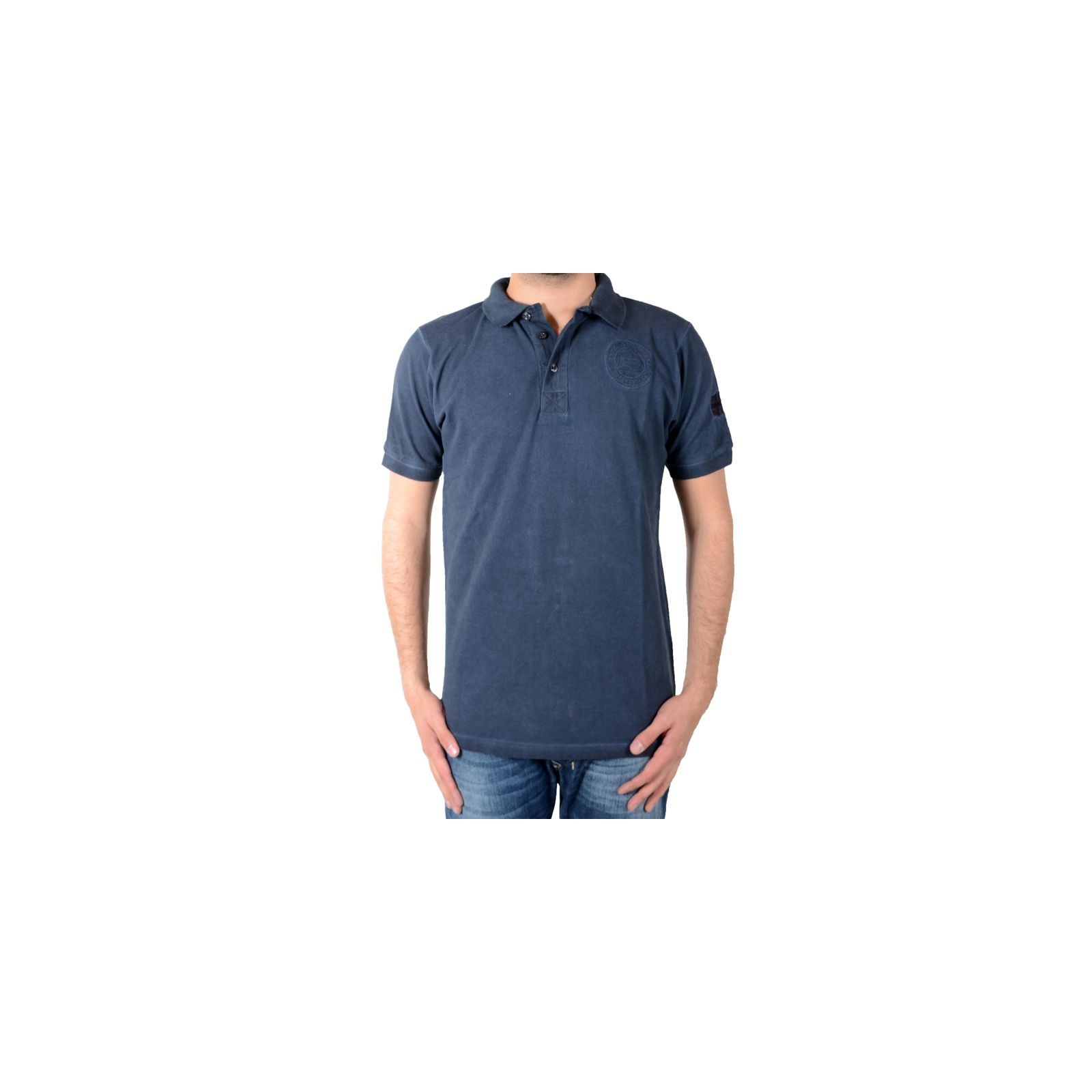 Polo Geographical Norway Kapitaine Navy